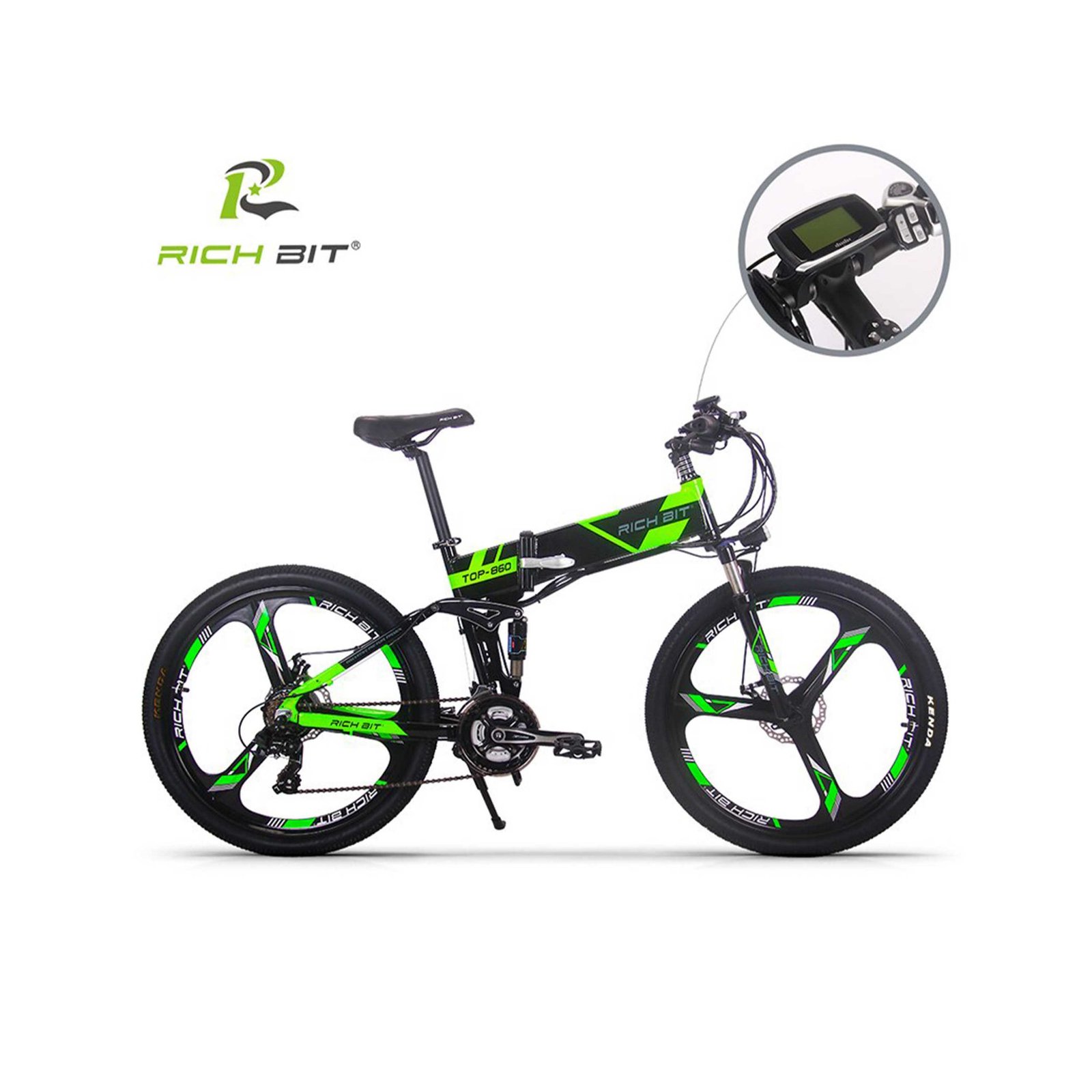 Rich Bit RT-860 + 2 batteries - Schwarz